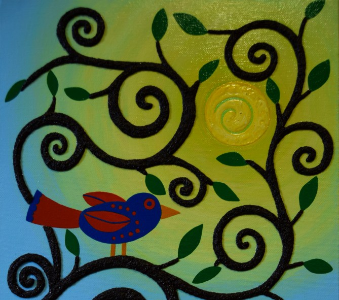 Francesca Colantoni: "Una giornata in campagna" (particolare), Roma 2016.